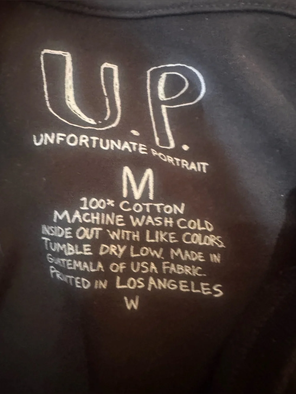 Unfortunate Portrait Graphic print Punk Ass womens T-shirt *Original artwork